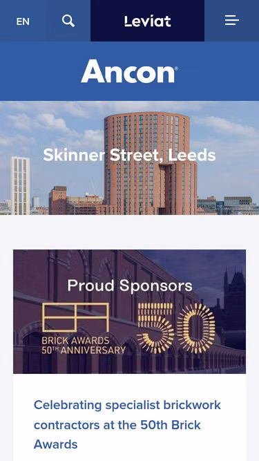 Screenshot of ancon.co.uk