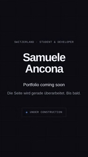 Screenshot of ancona.dev