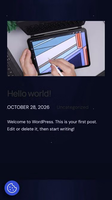 Screenshot of andree.blog