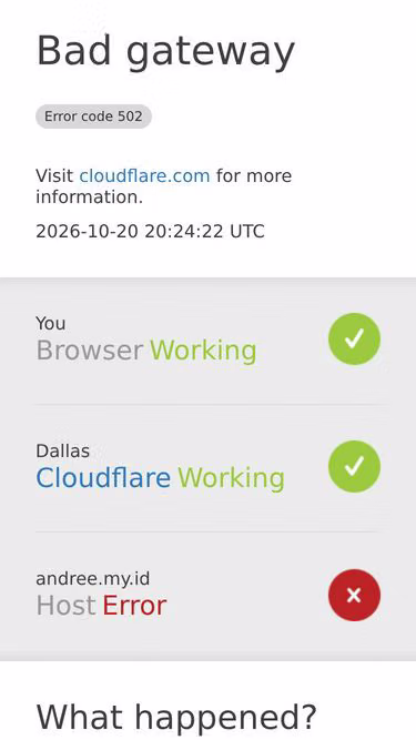 Screenshot of andree.my.id