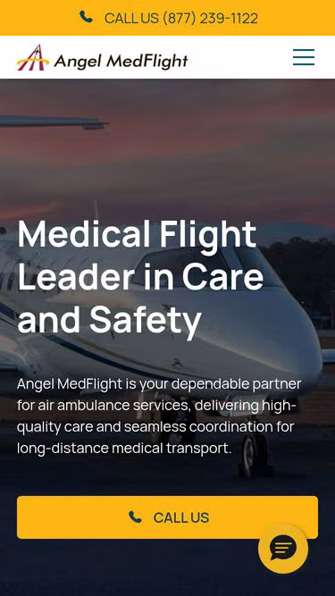 Screenshot of angelmedflight.am