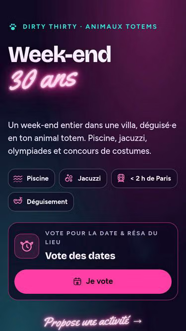 Screenshot of anima.party