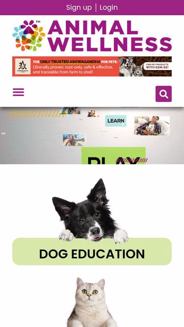 Screenshot of animalwellness.help