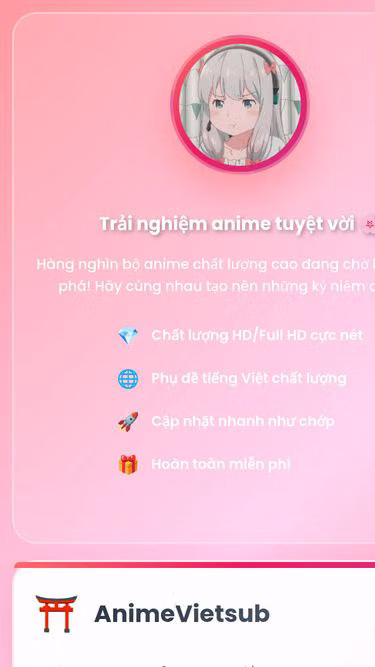 Screenshot of animevietsub.news