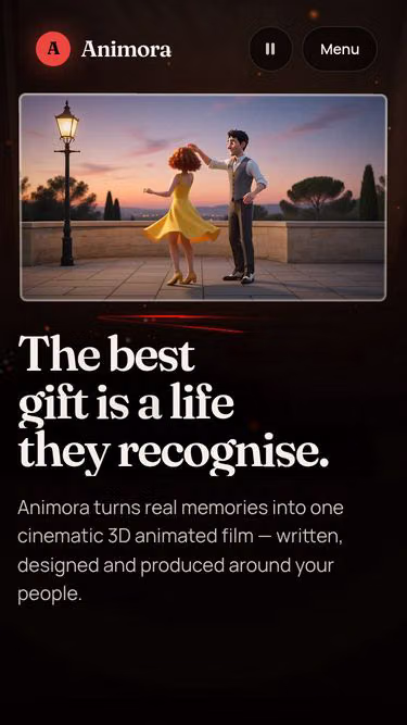 Screenshot of animora.video
