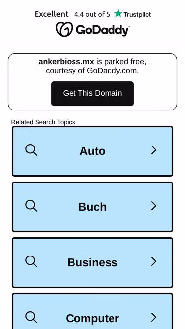 Screenshot of ankerbioss.mx