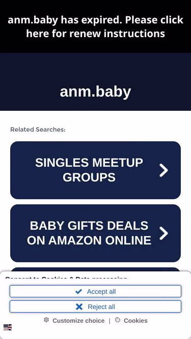 Screenshot of anm.baby