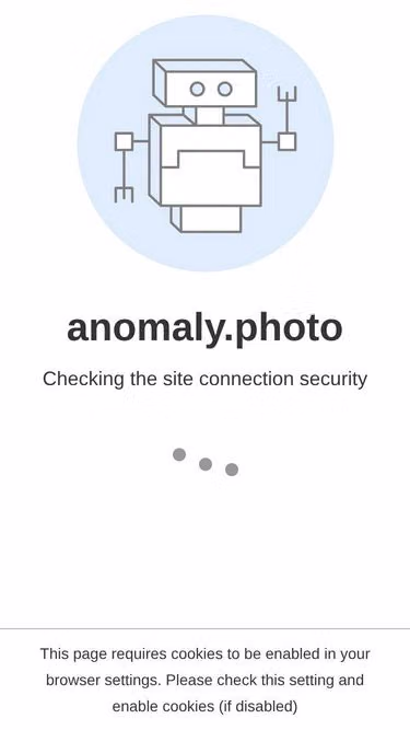 Screenshot of anomaly.photo
