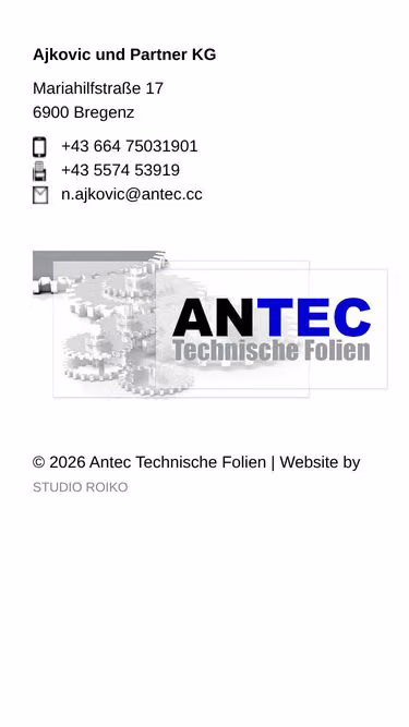 Screenshot of antec.cc