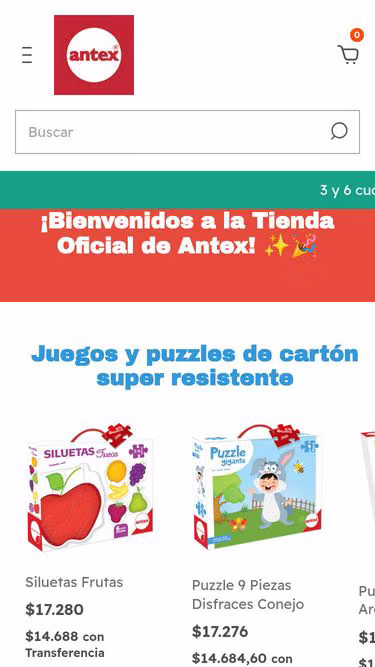 Screenshot of antex.ar