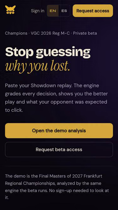 Screenshot of anticipate.gg