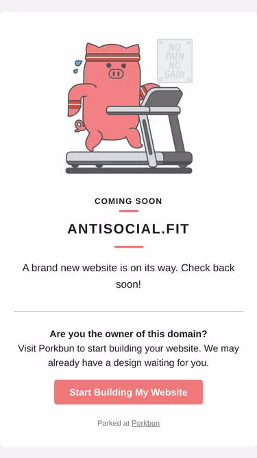 Screenshot of antisocial.fit