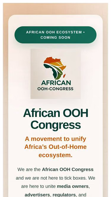 Screenshot of aoc.africa