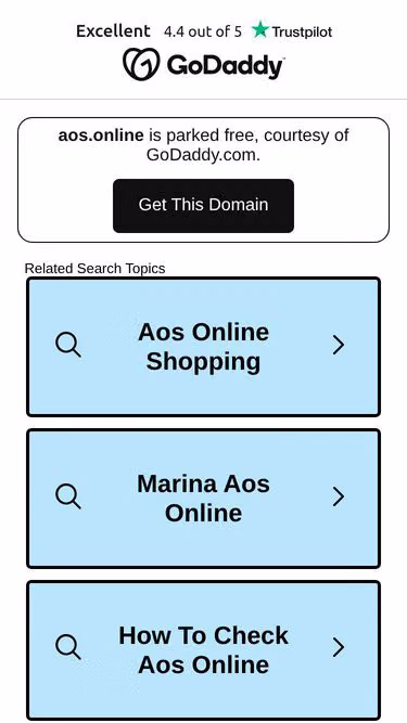 Screenshot of aos.online