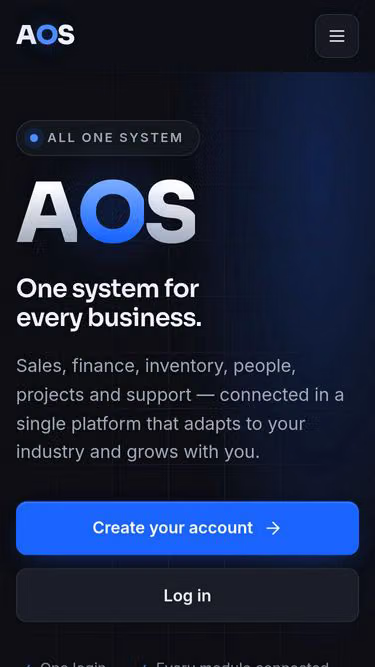Screenshot of aos.sarl