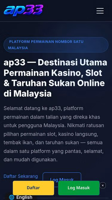 Screenshot of ap33.top