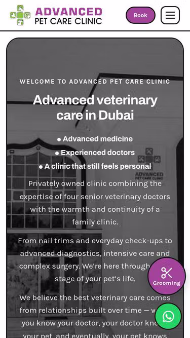Screenshot of apcc.ae