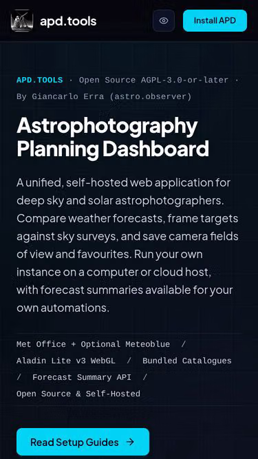 Screenshot of apd.tools