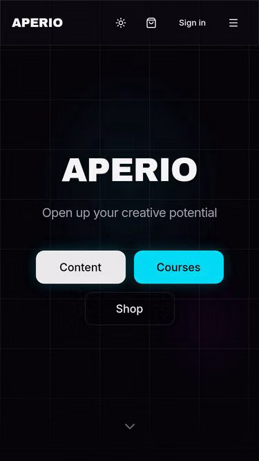 Screenshot of aperio.lv