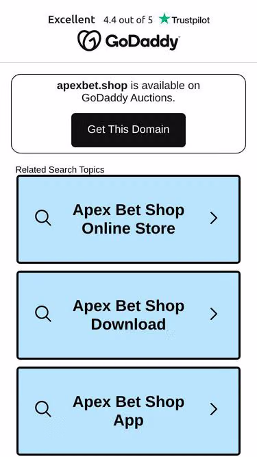 Screenshot of apexbet.shop