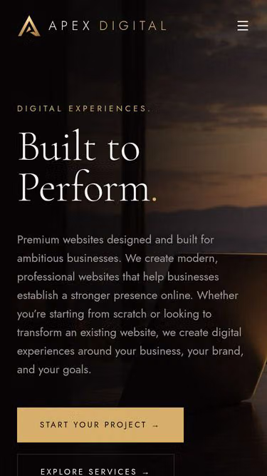 Screenshot of apexdigital.website