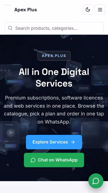 Screenshot of apexplus.website