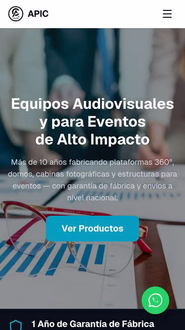 Screenshot of apic.com.pe