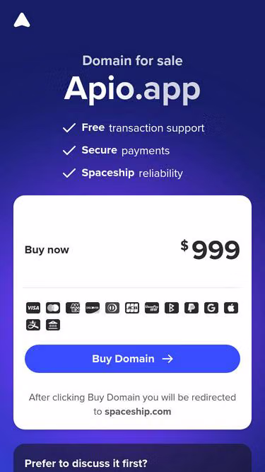 Screenshot of apio.app