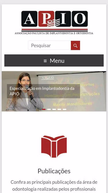 Screenshot of apio.com.br