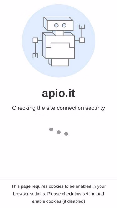 Screenshot of apio.it