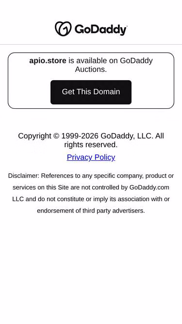 Screenshot of apio.store