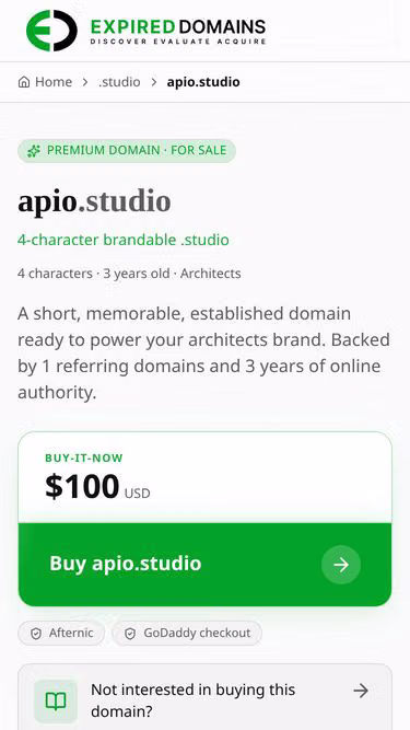 Screenshot of apio.studio