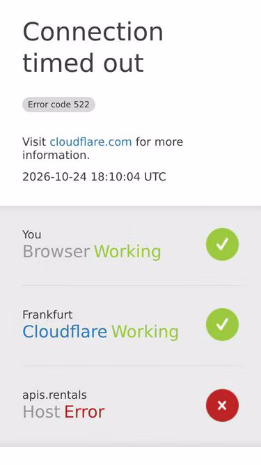 Screenshot of apis.rentals