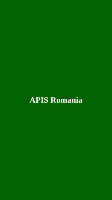 Screenshot of apis.ro
