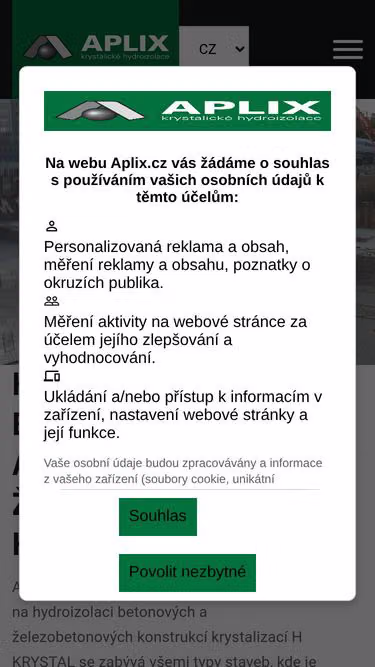 Screenshot of aplix.cz
