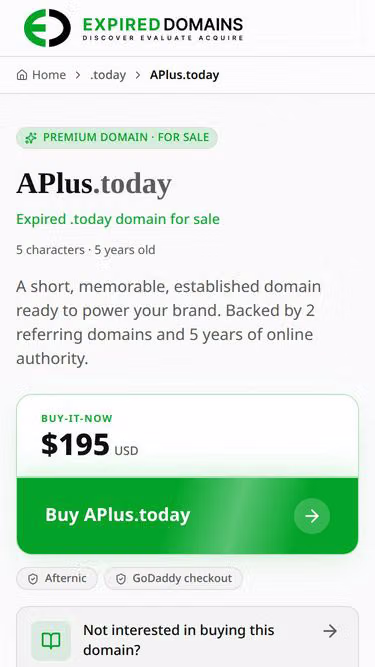Screenshot of aplus.today