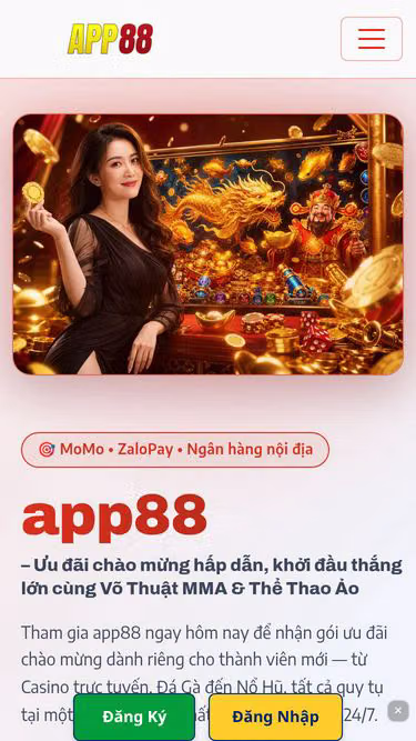 Screenshot of app88.bar