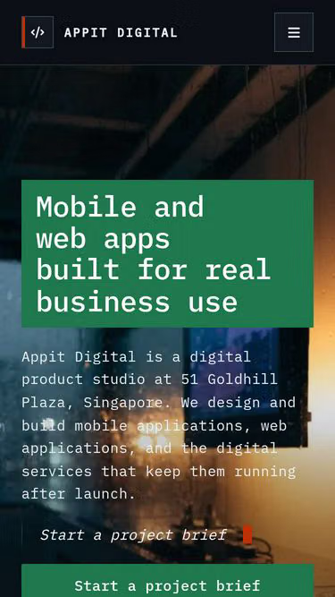 Screenshot of appit.digital