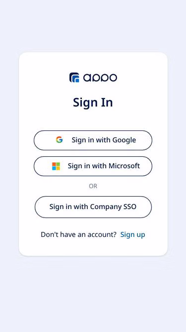 Screenshot of appo.page
