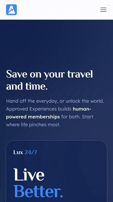 Screenshot of approvedexperiencestraveller.buzz