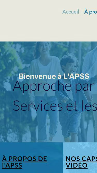 Screenshot of apss.ca