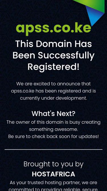 Screenshot of apss.co.ke