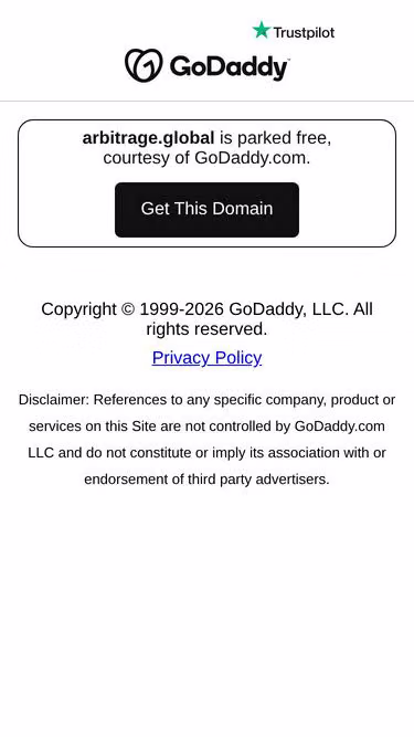 Screenshot of arbitrage.global