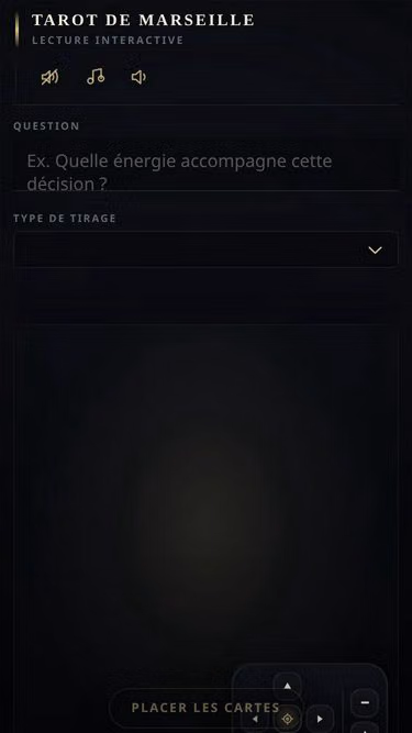 Screenshot of arcanes.app