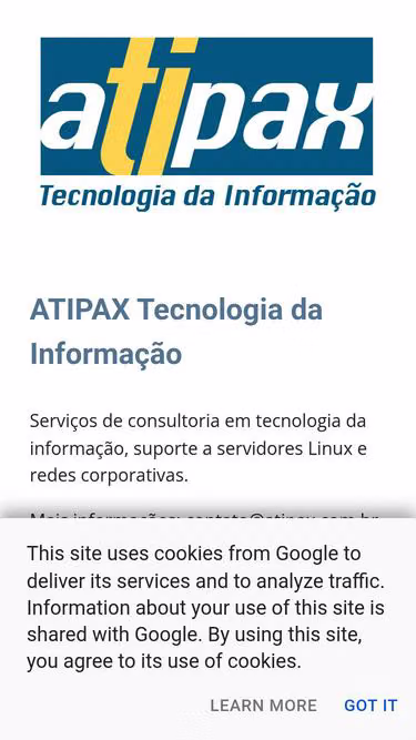 Screenshot of arce.net.br