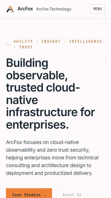 Screenshot of arcfox.online