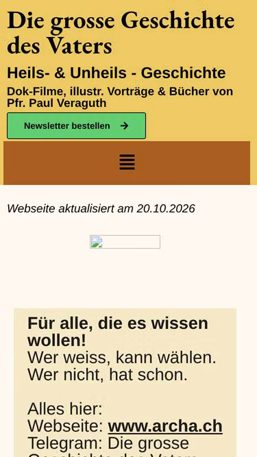 Screenshot of archa.ch