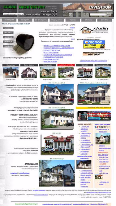 Screenshot of archa.pl