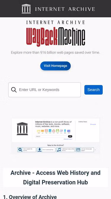 Screenshot of archives.lat