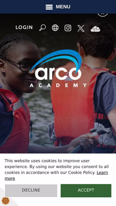 Screenshot of arco.academy